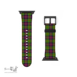 Scottish MacDonald of Clanranald Clan Tartan Watch Band Apple Watch Style Scottish Plaid Tartan Plaid