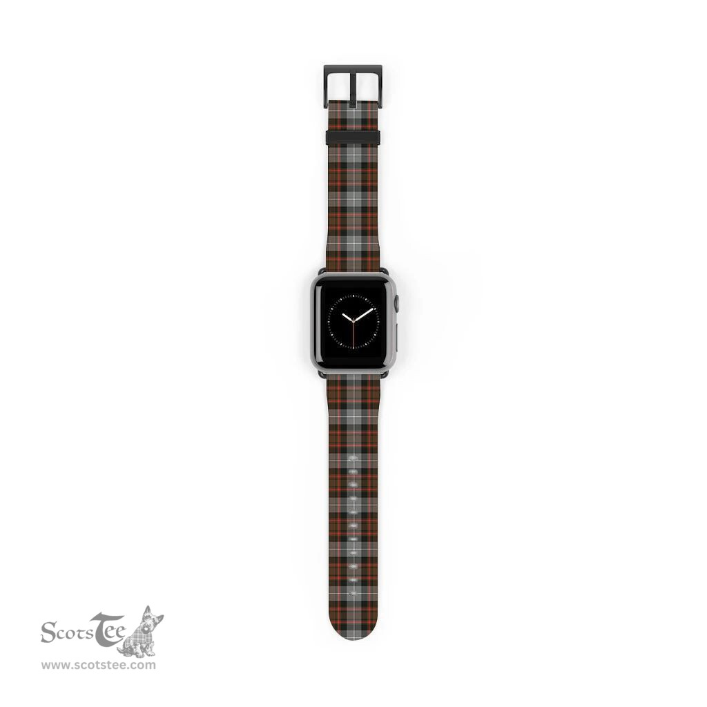 Scottish MacRae Hunting Weathered Clan Tartan Watch Band Apple Watch Style Scottish Plaid Tartan Plaid