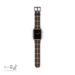 Scottish MacRae Hunting Weathered Clan Tartan Watch Band Apple Watch Style Scottish Plaid Tartan Plaid