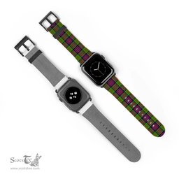 Scottish MacDonald of Clanranald Clan Tartan Watch Band Apple Watch Style Scottish Plaid Tartan Plaid