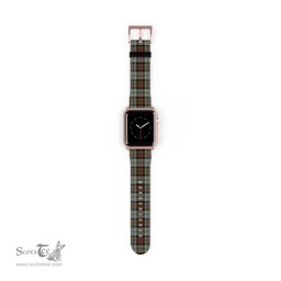 Scottish MacLeod of Harris Weathered Clan Tartan Watch Band Apple Watch Style Scottish Plaid Tartan Plaid