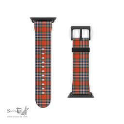Scottish MacFarlane Ancient Clan Tartan Watch Band Apple Watch Style Scottish Plaid Tartan Plaid