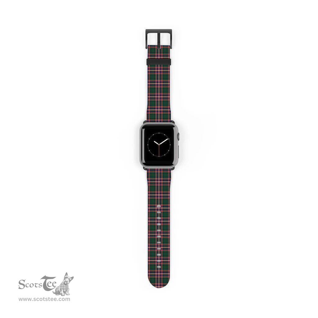 Scottish MacFarlane Hunting Modern Clan Tartan Watch Band Apple Watch Style Scottish Plaid Tartan Plaid
