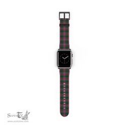 Scottish MacFarlane Hunting Modern Clan Tartan Watch Band Apple Watch Style Scottish Plaid Tartan Plaid