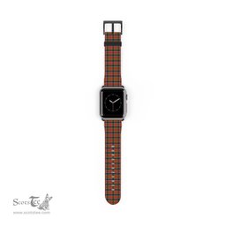 Scottish MacNaughton Ancient Clan Tartan Watch Band Apple Watch Style Scottish Plaid Tartan Plaid