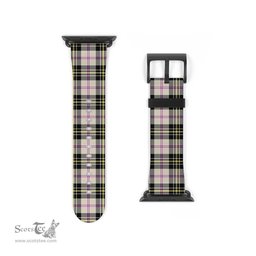 Scottish MacPherson Dress Ancient Clan Tartan Watch Band Apple Watch Style Scottish Plaid Tartan Plaid