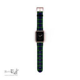 Scottish MacThomas Modern Clan Tartan Watch Band Apple Watch Style Scottish Plaid Tartan Plaid
