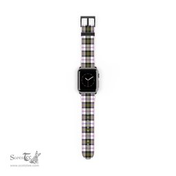 Scottish MacPherson Dress Modern Clan Tartan Watch Band Apple Watch Style Scottish Plaid Tartan Plaid