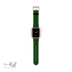 Scottish Wallace Hunting Green Clan Tartan Watch Band Apple Watch Style Scottish Plaid Tartan Plaid