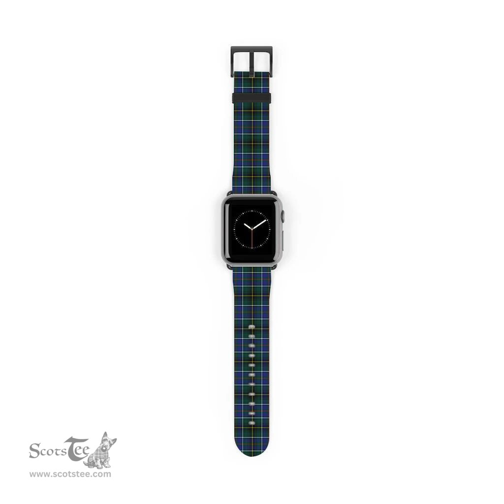 Scottish MacInnes Modern Clan Tartan Watch Band Apple Watch Style Scottish Plaid Tartan Plaid