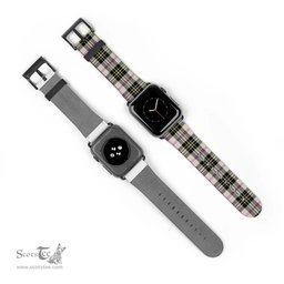 Scottish MacPherson Dress Ancient Clan Tartan Watch Band Apple Watch Style Scottish Plaid Tartan Plaid