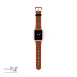 Scottish MacAulay Ancient Clan Tartan Watch Band Apple Watch Style Scottish Plaid Tartan Plaid