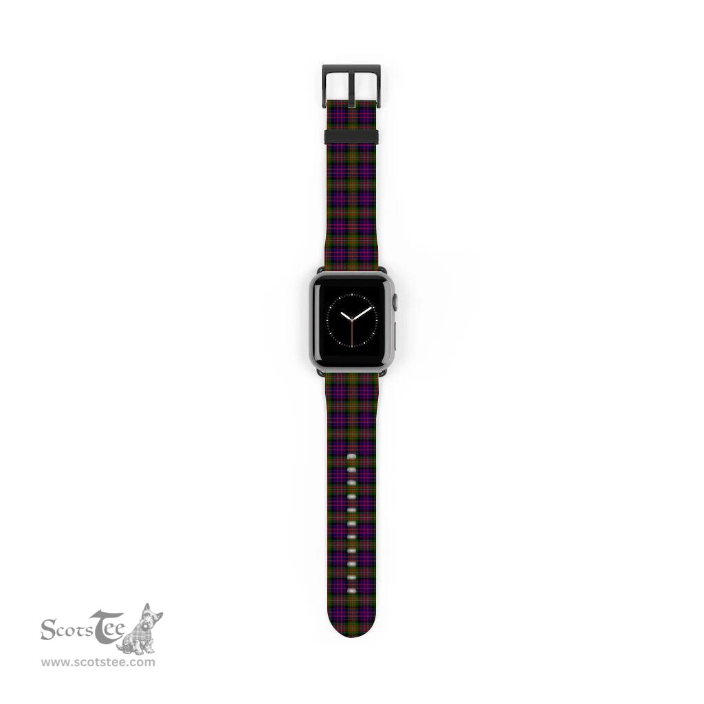 Scottish MacDonnell of Glengarry Modern Clan Tartan Watch Band Apple Watch Style Scottish Plaid Tartan Plaid