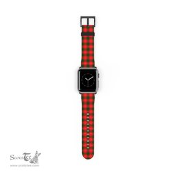 Scottish MacFie Clan Tartan Watch Band Apple Watch Style Scottish Plaid Tartan Plaid