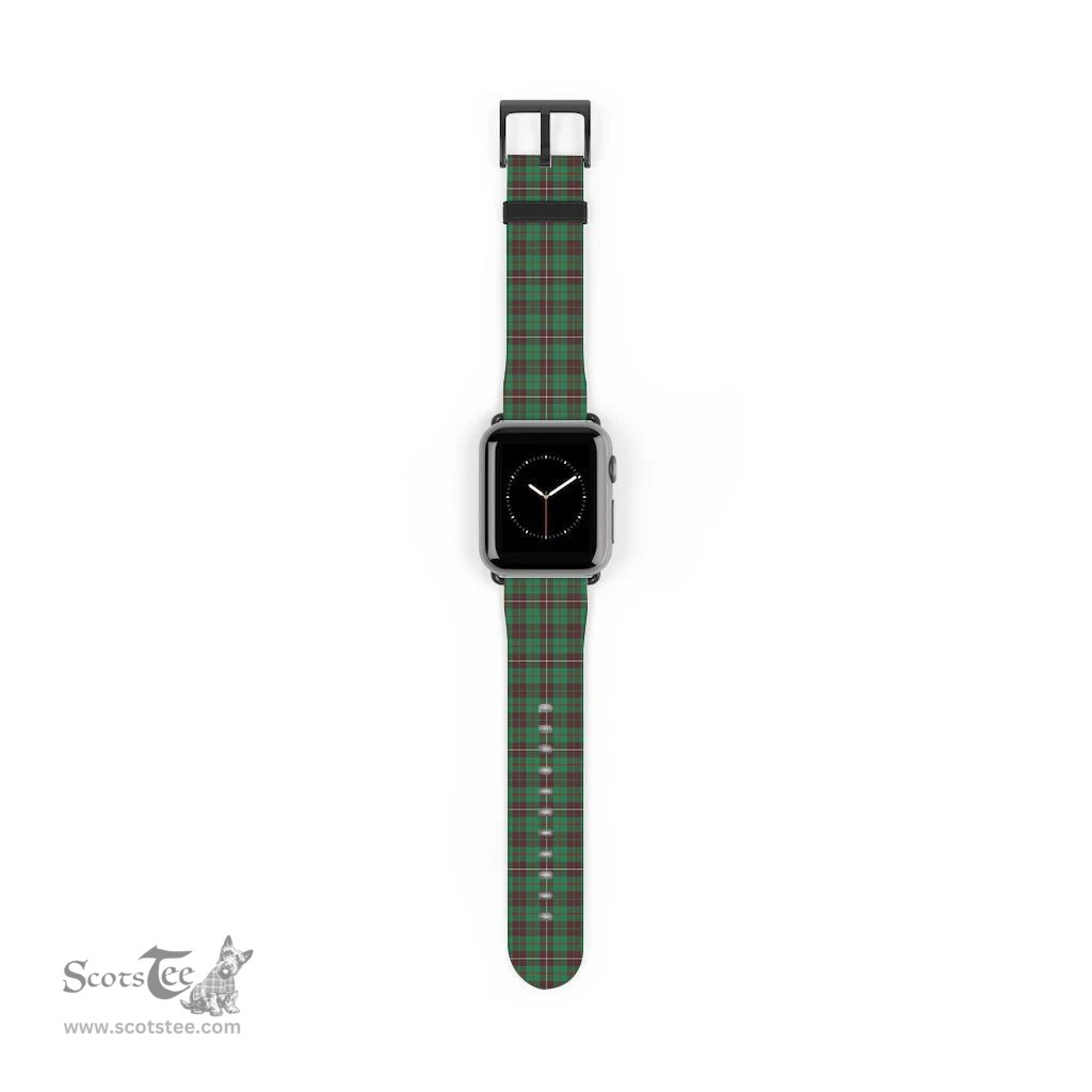 Scottish MacKinnon Hunting Ancient Clan Tartan Watch Band Apple Watch Style Scottish Plaid Tartan Plaid
