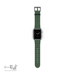 Scottish MacKinnon Hunting Ancient Clan Tartan Watch Band Apple Watch Style Scottish Plaid Tartan Plaid