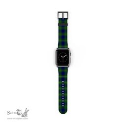 Scottish Johnston Modern Clan Tartan Watch Band Apple Watch Style Scottish Plaid Tartan Plaid