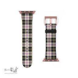 Scottish MacPherson Dress Ancient Clan Tartan Watch Band Apple Watch Style Scottish Plaid Tartan Plaid