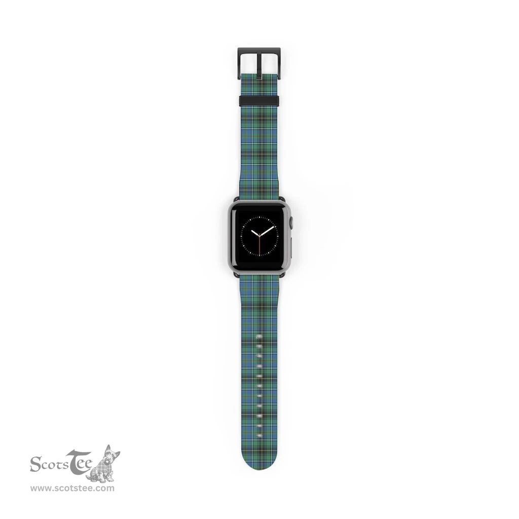 Scottish MacInnes Ancient Clan Tartan Watch Band Apple Watch Style Scottish Plaid Tartan Plaid