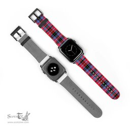 Scottish Udny Clan Tartan Watch Band Apple Watch Style Scottish Plaid Tartan Plaid