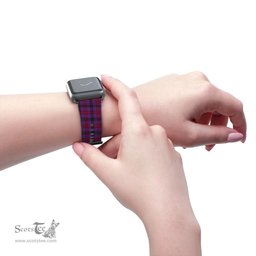 Scottish Montgomery Modern Clan Tartan Watch Band Apple Watch Style Scottish Plaid Tartan Plaid