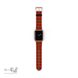 Scottish Morrison Red Modern Clan Tartan Watch Band Apple Watch Style Scottish Plaid Tartan Plaid