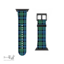 Scottish Campbell Ancient 01 Clan Tartan Watch Band Apple Watch Style Scottish Plaid Tartan Plaid