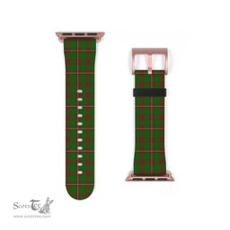Scottish MacKinnon Hunting Modern Clan Tartan Watch Band Apple Watch Style Scottish Plaid Tartan Plaid