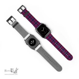 Scottish Montgomery Modern Clan Tartan Watch Band Apple Watch Style Scottish Plaid Tartan Plaid