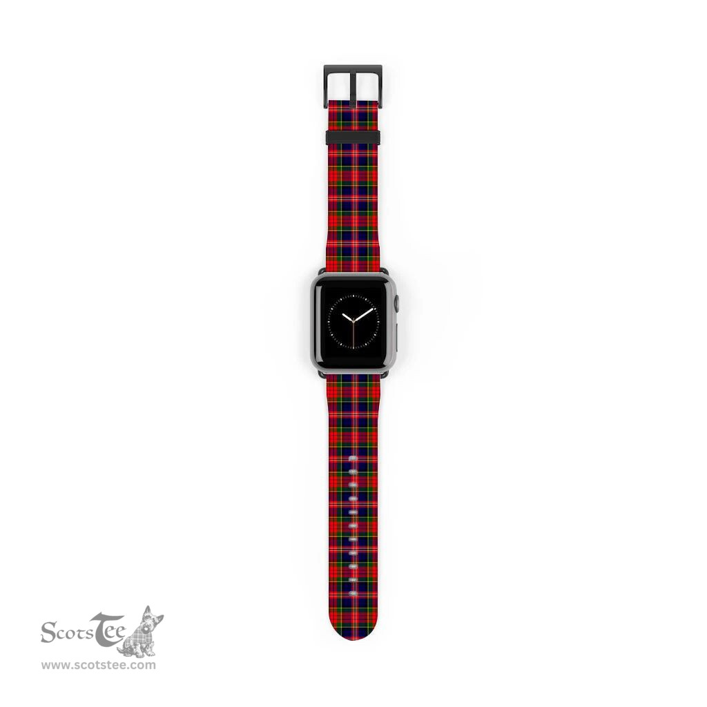 Scottish MacPherson Modern Clan Tartan Watch Band Apple Watch Style Scottish Plaid Tartan Plaid