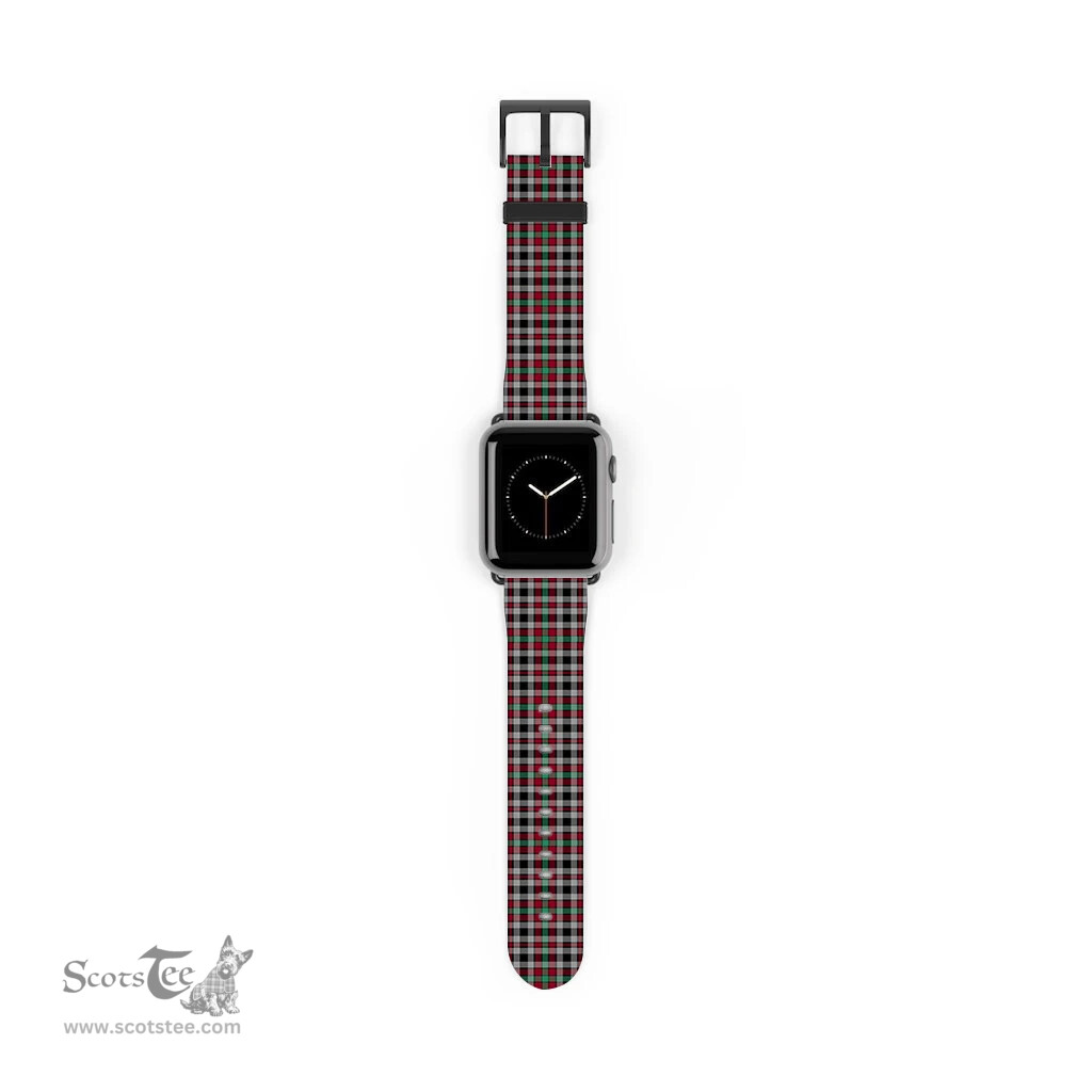 Scottish Borthwick Ancient Clan Tartan Watch Band Apple Watch Style Scottish Plaid Tartan Plaid