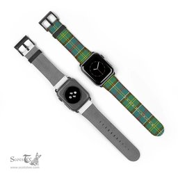Scottish Colville Clan Tartan Watch Band Apple Watch Style Scottish Plaid Tartan Plaid
