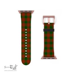 Scottish Menzies Green Modern Clan Tartan Watch Band Apple Watch Style Scottish Plaid Tartan Plaid