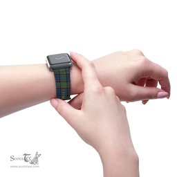 Scottish Nicolson Hunting Ancient Clan Tartan Watch Band Apple Watch Style Scottish Plaid Tartan Plaid