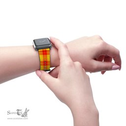 Scottish MacMillan Clan Tartan Watch Band Apple Watch Style Scottish Plaid Tartan Plaid
