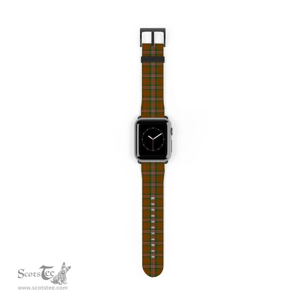 Scottish Scott Brown Modern Clan Tartan Watch Band Apple Watch Style Scottish Plaid Tartan Plaid