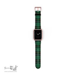 Scottish MacAlpine or MacAlpin Ancient Clan Tartan Watch Band Apple Watch Style Scottish Plaid Tartan Plaid