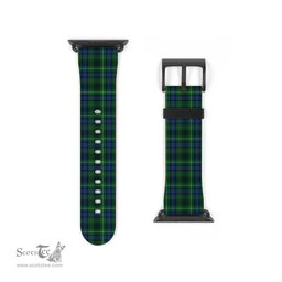 Scottish Stewart Hunting Modern Clan Tartan Watch Band Apple Watch Style Scottish Plaid Tartan Plaid