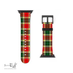 Scottish Gibson Clan Tartan Watch Band Apple Watch Style Scottish Plaid Tartan Plaid