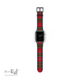 Scottish MacCulloch Clan Tartan Watch Band Apple Watch Style Scottish Plaid Tartan Plaid