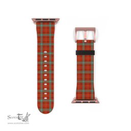 Scottish Morrison Red Ancient Clan Tartan Watch Band Apple Watch Style Scottish Plaid Tartan Plaid