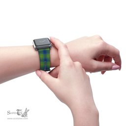 Scottish Johnston Ancient Clan Tartan Watch Band Apple Watch Style Scottish Plaid Tartan Plaid