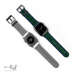 Scottish Stewart Hunting Modern Clan Tartan Watch Band Apple Watch Style Scottish Plaid Tartan Plaid