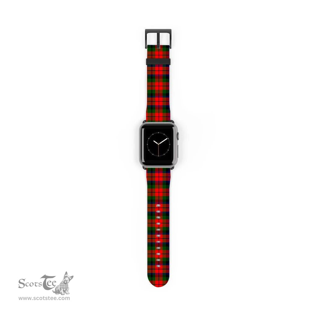 Scottish MacNaughton Modern Clan Tartan Watch Band Apple Watch Style Scottish Plaid Tartan Plaid
