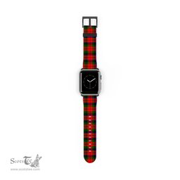 Scottish MacNaughton Modern Clan Tartan Watch Band Apple Watch Style Scottish Plaid Tartan Plaid
