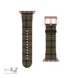 Scottish Stewart Hunting Weathered Clan Tartan Watch Band Apple Watch Style Scottish Plaid Tartan Plaid