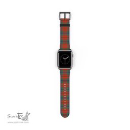 Scottish MacLean of Duart Ancient Clan Tartan Watch Band Apple Watch Style Scottish Plaid Tartan Plaid