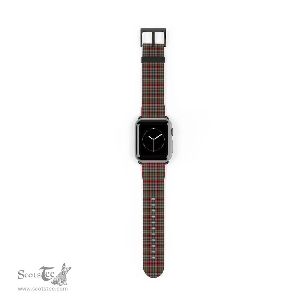 Scottish Nicolson Hunting Weathered Clan Tartan Watch Band Apple Watch Style Scottish Plaid Tartan Plaid