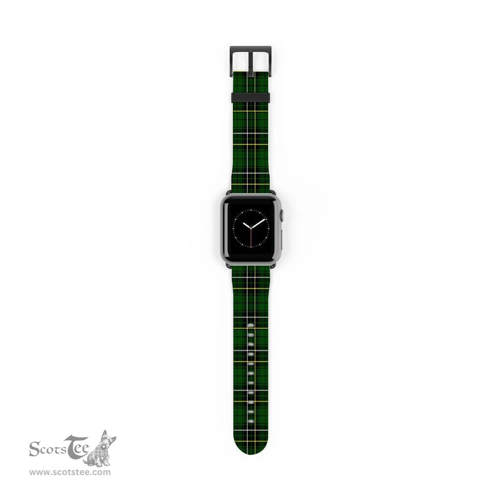 Scottish MacAlpine or MacAlpin Modern Clan Tartan Watch Band Apple Watch Style Scottish Plaid Tartan Plaid