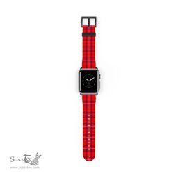 Scottish Rose Modern Clan Tartan Watch Band Apple Watch Style Scottish Plaid Tartan Plaid